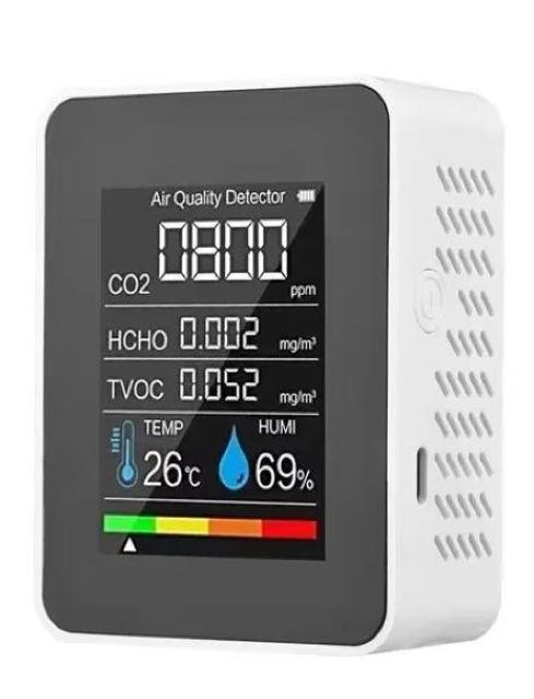 5-in-1 ホワイト 二酸化炭素 濃度計 co2 計測器 検測 センサー 空気質 検知器 温度 湿度 品質 測定 300 < ヘルス/ビューティー  5-in-1 ホワイト 二酸化炭素 濃度計 co2 計測器 検測 センサー 空気質 検知器 温度 湿度 品質 測定 300  < ヘルス/ビューティーの