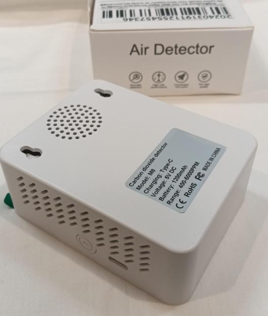 5-in-1 ホワイト 二酸化炭素 濃度計 co2 計測器 検測 センサー 空気質 検知器 温度 湿度 品質 測定 300 < ヘルス/ビューティー  5-in-1 ホワイト 二酸化炭素 濃度計 co2 計測器 検測 センサー 空気質 検知器 温度 湿度 品質 測定 300 < ヘルス/ビューティーの