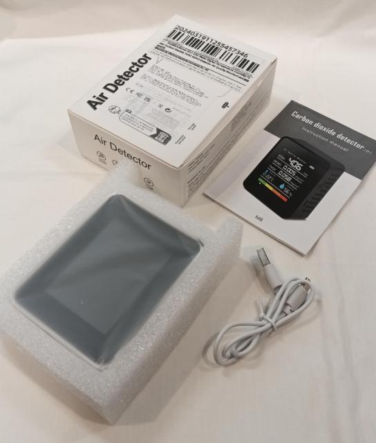 5-in-1 ホワイト 二酸化炭素 濃度計 co2 計測器 検測 センサー 空気質 検知器 温度 湿度 品質 測定 300 < ヘルス/ビューティー  5-in-1 ホワイト 二酸化炭素 濃度計 co2 計測器 検測 センサー 空気質 検知器 温度 湿度 品質 測定 300 < ヘルス/ビューティーの