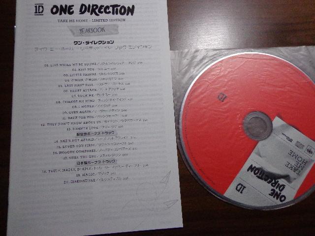 CD ★ ONE DIRECTION「TAKE ME HOME ~LIMITED YEAR BOOK EDITION~」 < タレントグッズ  CD ★ ONE DIRECTION「TAKE ME HOME ~LIMITED YEAR BOOK EDITION~」 < タレントグッズの