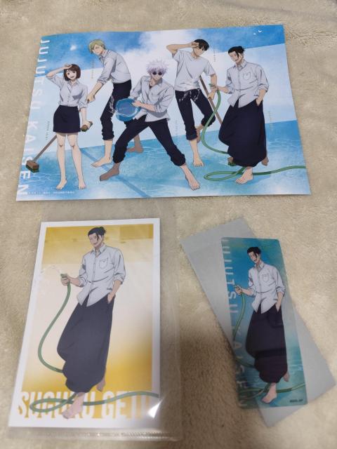 呪術廻戦 スティックケーキのシート 夏油傑 しおり ポスカ プールver. < アニメ/コミック/キャラクター  呪術廻戦 スティックケーキのシート 夏油傑 しおり ポスカ プールver.  < アニメ/コミック/キャラクターの