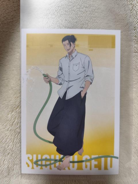 呪術廻戦 スティックケーキのシート 夏油傑 しおり ポスカ プールver. < アニメ/コミック/キャラクター  呪術廻戦 スティックケーキのシート 夏油傑 しおり ポスカ プールver. < アニメ/コミック/キャラクターの