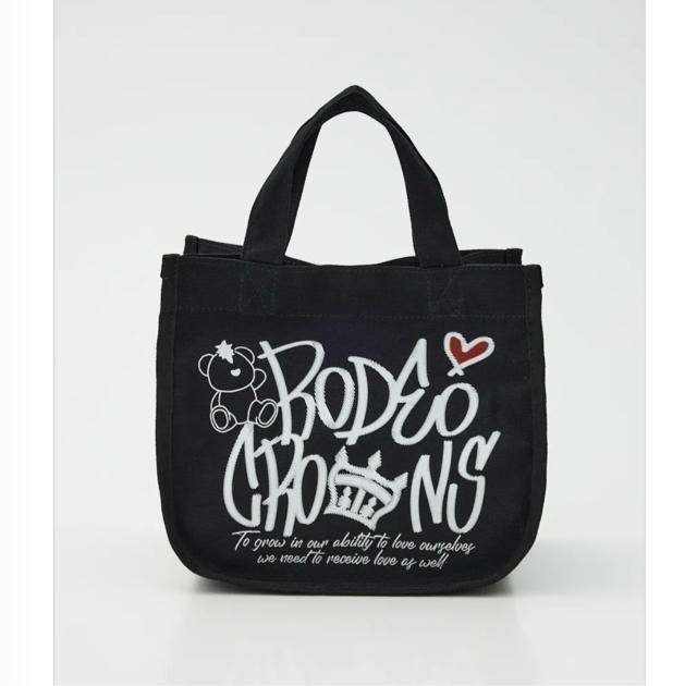 ロデオクラウンズ★ BRIDGE BEAR LOGO TOTE(ブラック) < ブランド ロデオクラウンズ★ BRIDGE BEAR LOGO TOTE(ブラック) < ブランドの