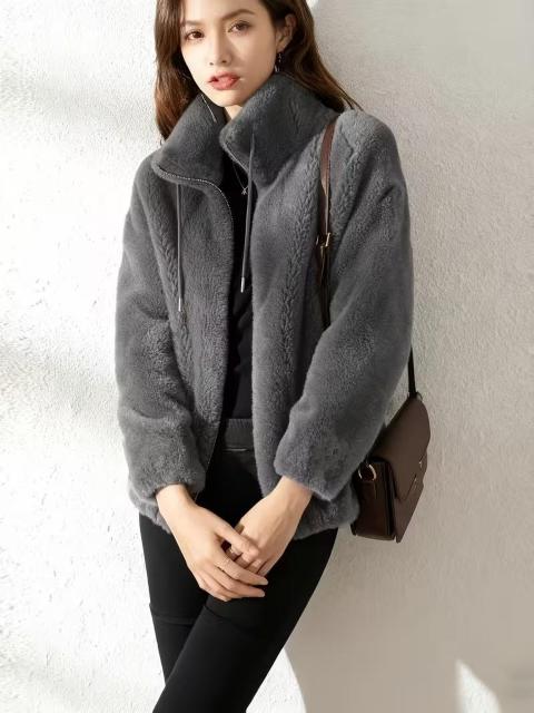 即完売注意★1990円★レディース 韓国風 冬用ジャケット -両面フリースコート フロントボタン留め&ポケット付き 日本サイズM < 女性ファッション 即完売注意★1990円★レディース 韓国風 冬用ジャケット -両面フリースコート フロントボタン留め&ポケット付き 日本サイズM < 女性ファッションの