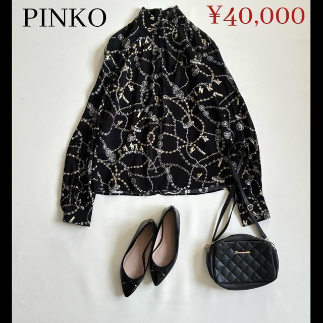 ���ɔ��i��PINKO��4�����X�J�[�t���{�����[�����u���E�X������M�` L���� �� �����t�@�b�V������ 