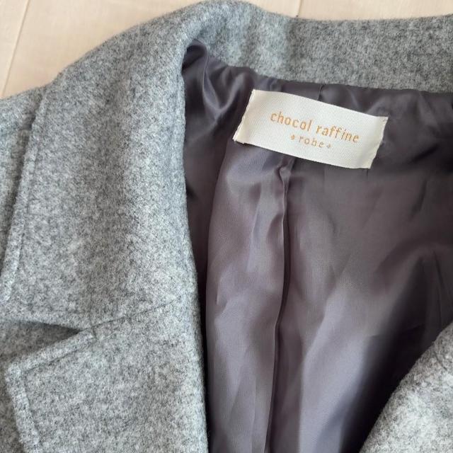 ��chocol raffine robe/�V���R���t�B�l���[�u����ԃ`�F�X�^�[�R�[�g���O���[F*�V���v���R�[�f�� �� �����t�@�b�V������ 