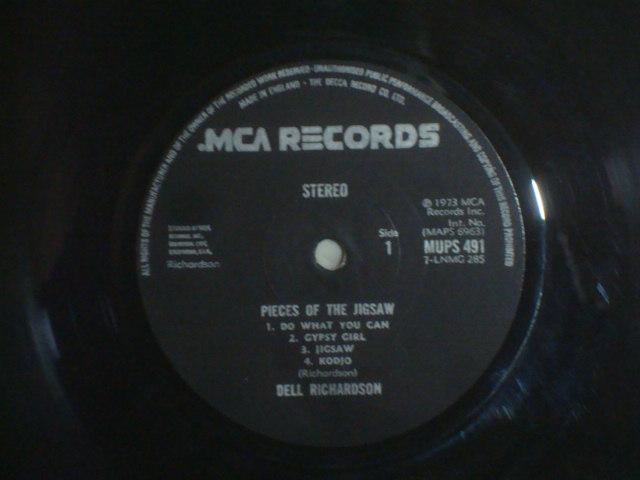 PIECES OF A JIGSAW / DEL RICHARDSON UK.orgLP < CD/DVD/ビデオ PIECES OF A JIGSAW / DEL RICHARDSON UK.orgLP < CD/DVD/ビデオの