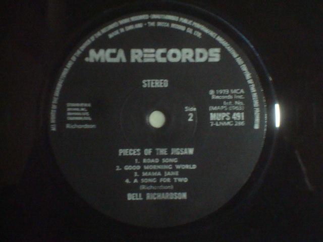 PIECES OF A JIGSAW / DEL RICHARDSON UK.orgLP < CD/DVD/ビデオ PIECES OF A JIGSAW / DEL RICHARDSON UK.orgLP < CD/DVD/ビデオの