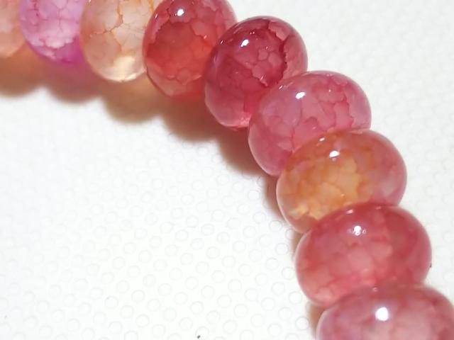 天然石★龍紋瑪瑙(ピンク) 8mm ブレス < 女性アクセサリー/時計 天然石★龍紋瑪瑙(ピンク) 8mm ブレス < 女性アクセサリー/時計の