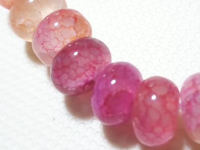 天然石★龍紋瑪瑙(ピンク) 8mm ブレス < 女性アクセサリー/時計 天然石★龍紋瑪瑙(ピンク) 8mm ブレス < 女性アクセサリー/時計の