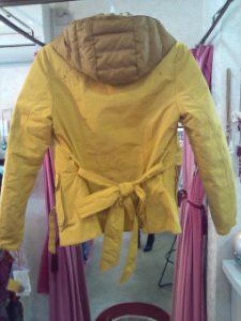 黄色ジャケットインナーダウンコート3ウェ イ便利秋冬春用M < 女性ファッション  黄色ジャケットインナーダウンコート3ウェ イ便利秋冬春用M < 女性ファッションの