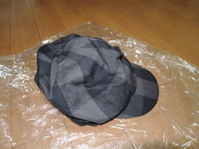 新品TMTバッファローチェック柄ハンチング灰黒キャスケット < ブランド 新品TMTバッファローチェック柄ハンチング灰黒キャスケット < ブランドの