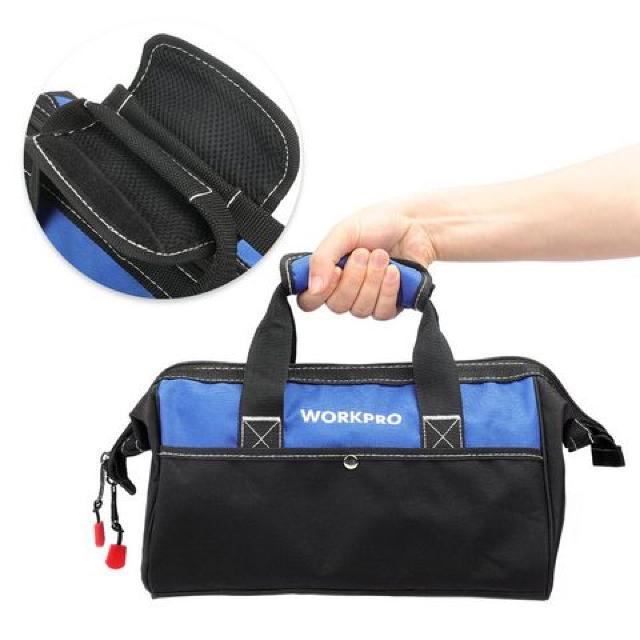 WORKPRO ツールバッグ 工具差し入れ 道具袋 工具バッグ 大口収納 < ペット/手芸/園芸  WORKPRO ツールバッグ 工具差し入れ 道具袋 工具バッグ 大口収納 < ペット/手芸/園芸の