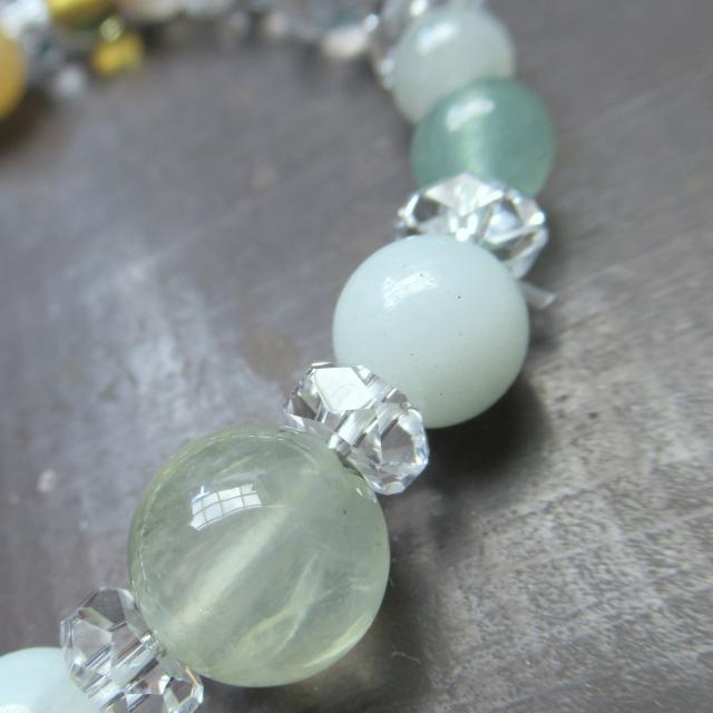 シトリンxプレナイトxアラゴナイトxアマゾナイト 天然石 < 女性アクセサリー/時計 シトリンxプレナイトxアラゴナイトxアマゾナイト 天然石 < 女性アクセサリー/時計の