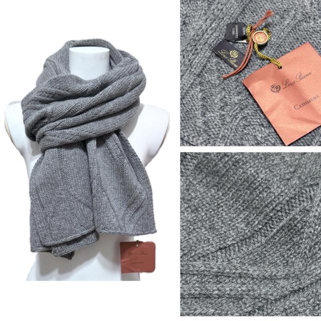 ロロピアーナLoro Piana男女兼用カシミアケーブルニットマフ < ブランド ロロピアーナLoro Piana男女兼用カシミアケーブルニットマフ < ブランドの