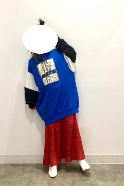 GUグラフィックキングサイズスウェットプルオーバー(長袖) 綿100% BLUE ブルー フリーサイズ FREE SIZE < ブランド  GUグラフィックキングサイズスウェットプルオーバー(長袖) 綿100% BLUE ブルー フリーサイズ FREE SIZE < ブランドの