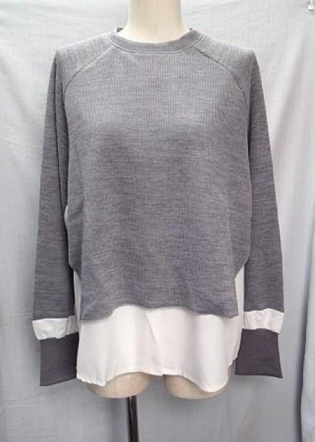 【未使用/タグ付き】NJFS &  Fasion☆デザインセットアップ ドッキングトップス&アシンメトリースカート ニット < 女性ファッション  【未使用/タグ付き】NJFS &  Fasion☆デザインセットアップ ドッキングトップス&アシンメトリースカート ニット < 女性ファッションの