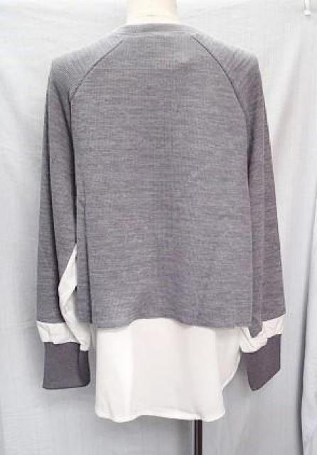 【未使用/タグ付き】NJFS &  Fasion☆デザインセットアップ ドッキングトップス&アシンメトリースカート ニット < 女性ファッション  【未使用/タグ付き】NJFS &  Fasion☆デザインセットアップ ドッキングトップス&アシンメトリースカート ニット < 女性ファッションの