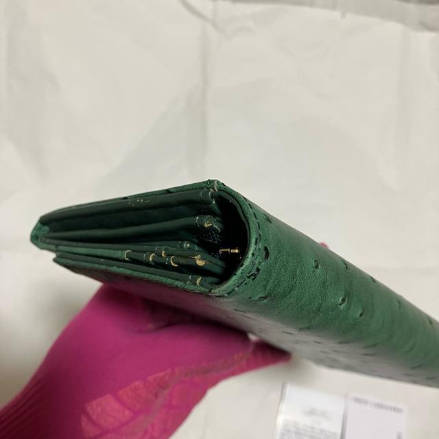 【保管未使用品】【オーストリッチ】 牛革・PU ナイロン / 二つ折り 長財布 < 女性ファッション 【保管未使用品】【オーストリッチ】 牛革・PU ナイロン / 二つ折り 長財布 < 女性ファッションの