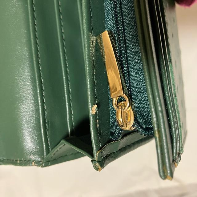【保管未使用品】【オーストリッチ】 牛革・PU ナイロン / 二つ折り 長財布 < 女性ファッション 【保管未使用品】【オーストリッチ】 牛革・PU ナイロン / 二つ折り 長財布 < 女性ファッションの