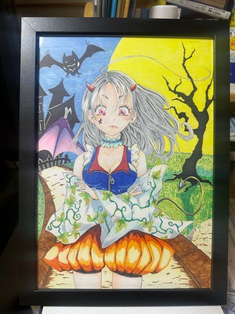 手描きイラスト【オリジナル・ハロウィン】 < アニメ/コミック/キャラクター  手描きイラスト【オリジナル・ハロウィン】 < アニメ/コミック/キャラクターの