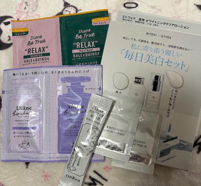 美的雑誌付録★エトヴォス美白化粧水 美容液★凛恋ウォッシュパウダー ダイアンシャンプーセット < 香水/コスメ/ネイル  美的雑誌付録★エトヴォス美白化粧水 美容液★凛恋ウォッシュパウダー ダイアンシャンプーセット  < 香水/コスメ/ネイルの