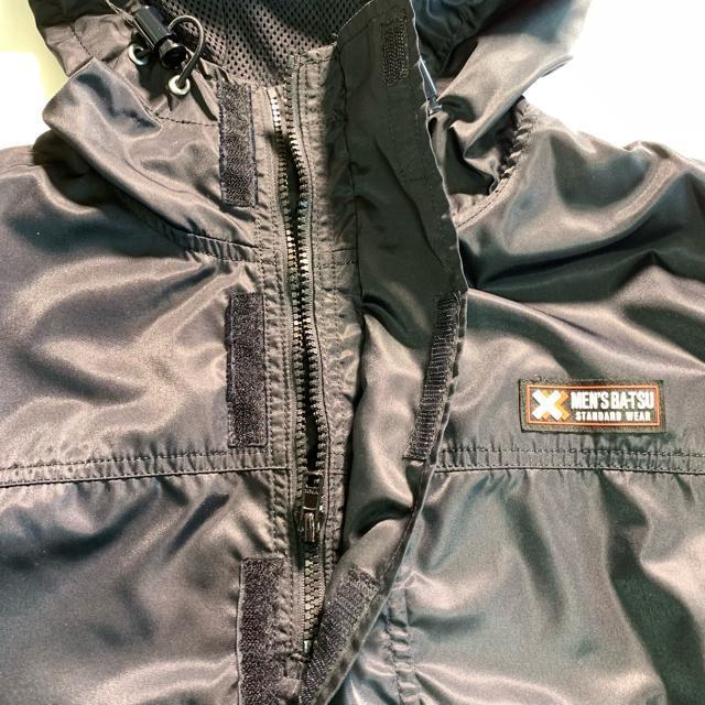 90's メンズ BA-TSU ナイロンジャケット アノラックパーカー 黒 Lサイズ バイカージャケット < 男性ファッション 90's メンズ BA-TSU ナイロンジャケット アノラックパーカー 黒 Lサイズ バイカージャケット < 男性ファッションの