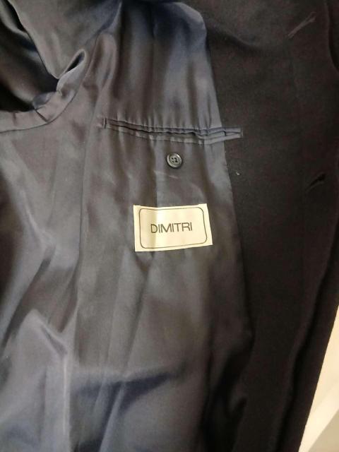 DIMITRI テーラードジャケット ダークカラー ビジネス フォーマル < 男性ファッション DIMITRI テーラードジャケット ダークカラー ビジネス フォーマル < 男性ファッションの