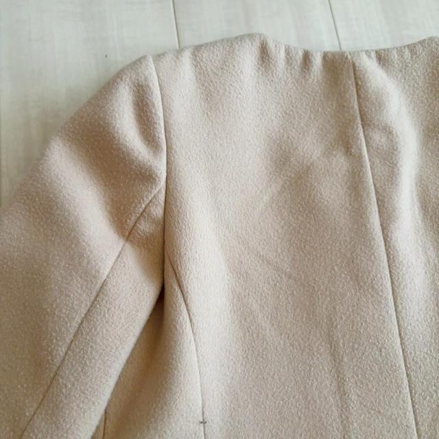 ◆AG by aquagirl/エージーバイアクアガール◆バイカラーノーカラーコート★ベージュS*シンプルコーデ♪ < ブランド ◆AG by aquagirl/エージーバイアクアガール◆バイカラーノーカラーコート★ベージュS*シンプルコーデ♪ < ブランドの