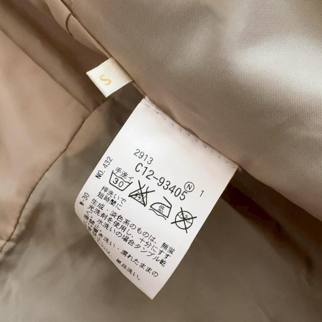 ◆AG by aquagirl/エージーバイアクアガール◆バイカラーノーカラーコート★ベージュS*シンプルコーデ♪ < ブランド ◆AG by aquagirl/エージーバイアクアガール◆バイカラーノーカラーコート★ベージュS*シンプルコーデ♪ < ブランドの