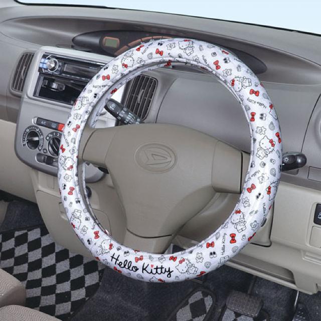 【キティ】可愛い♪ニオイがしにくいTPEチューブ 軽.コンパクトカーに ハンドルカバー < 自動車/バイク 【キティ】可愛い♪ニオイがしにくいTPEチューブ 軽.コンパクトカーに ハンドルカバー < 自動車/バイク
