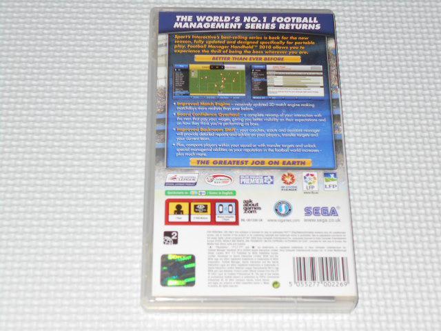 PSP★FOOTBALL MANAGER HANDHELD 2010 海外版 < ゲーム本体/ソフト  PSP★FOOTBALL MANAGER HANDHELD 2010 海外版 < ゲーム本体/ソフトの