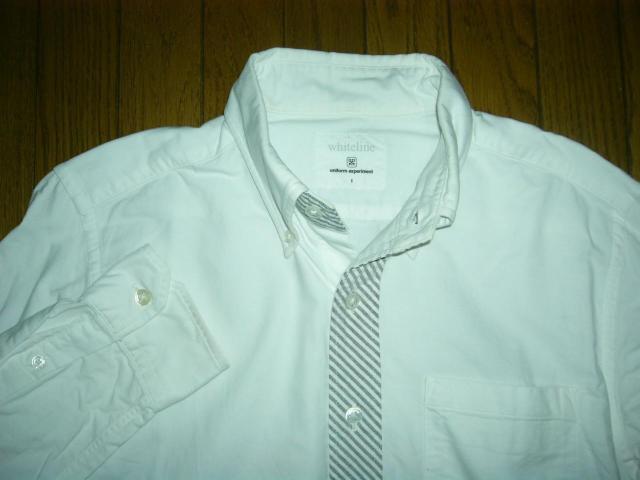 uniform experiment ネクタイシャツ 1 白 BD長袖 薄手 ユニフォームエクスペリメント SOPHNET. < ブランド  uniform experiment ネクタイシャツ 1 白 BD長袖 薄手 ユニフォームエクスペリメント SOPHNET. < ブランドの