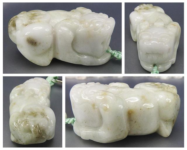 一点物大型天然石ヒキュウ彫りキーホルダー本翡翠財運御守208-063a < 女性アクセサリー/時計  一点物大型天然石ヒキュウ彫りキーホルダー本翡翠財運御守208-063a < 女性アクセサリー/時計の