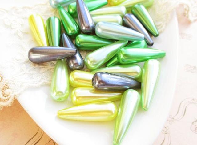 しずく型パールビーズ大30個寒色系 < ペット/手芸/園芸  しずく型パールビーズ大30個寒色系  < ペット/手芸/園芸の