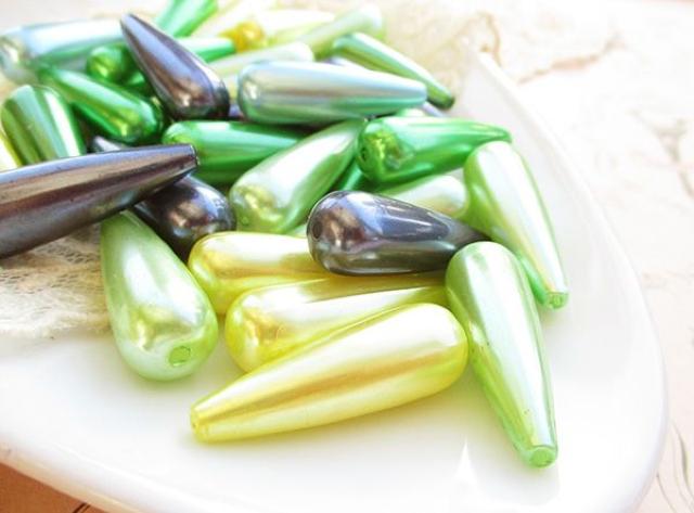 しずく型パールビーズ大30個寒色系 < ペット/手芸/園芸  しずく型パールビーズ大30個寒色系 < ペット/手芸/園芸の