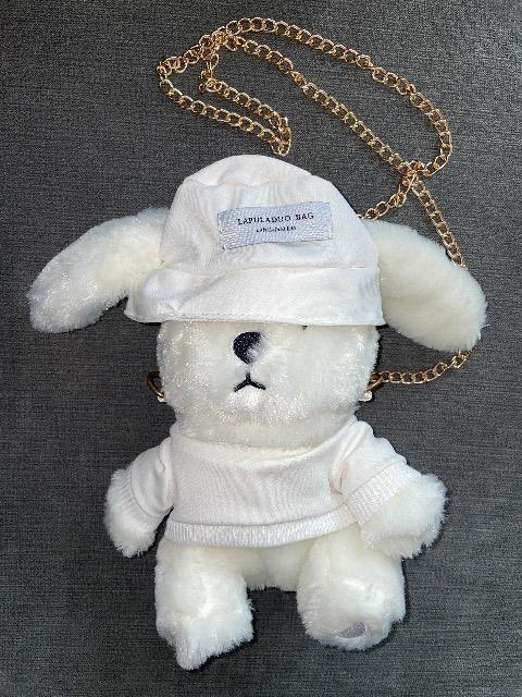 ♯ふわふわ♯可愛い ぬいぐるみ ショルダー ポーチ バッグ     SNSでも人気  ロリ系ファッションにも < キッズ/ベビー  ♯ふわふわ♯可愛い ぬいぐるみ ショルダー ポーチ バッグ     SNSでも人気  ロリ系ファッションにも  < キッズ/ベビーの