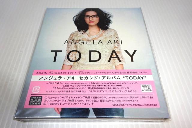 美品・DVD付☆アンジェラ・アキ★TODAY(初回限定盤)★2枚同梱270円 < タレントグッズ  美品・DVD付☆アンジェラ・アキ★TODAY(初回限定盤)★2枚同梱270円  < タレントグッズの