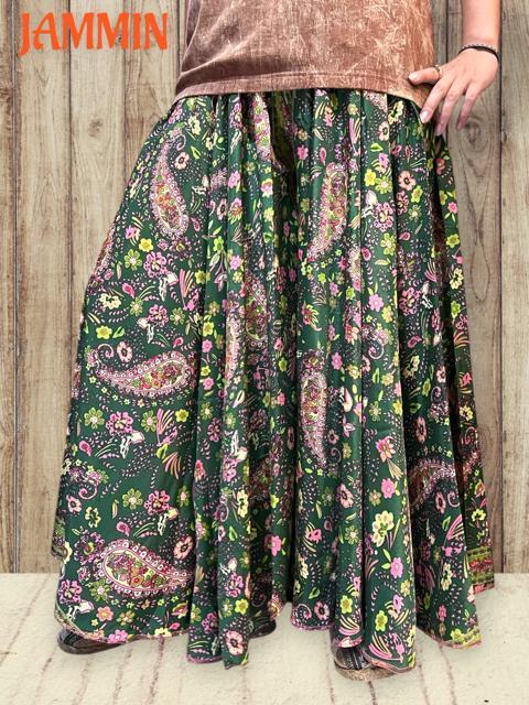 ペーズリー柄ワイドパンツ フレアパンツ 個性派 ヒッピー アジアン エスニック < 女性ファッション  ペーズリー柄ワイドパンツ フレアパンツ 個性派 ヒッピー アジアン エスニック  < 女性ファッションの