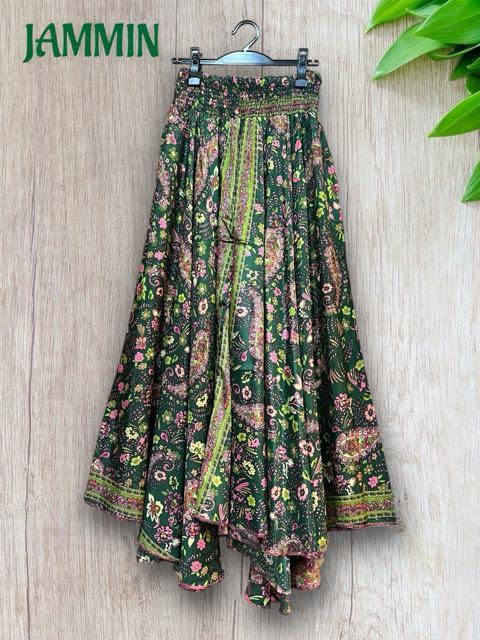 ペーズリー柄ワイドパンツ フレアパンツ 個性派 ヒッピー アジアン エスニック < 女性ファッション  ペーズリー柄ワイドパンツ フレアパンツ 個性派 ヒッピー アジアン エスニック < 女性ファッションの