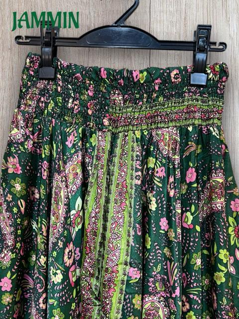 ペーズリー柄ワイドパンツ フレアパンツ 個性派 ヒッピー アジアン エスニック < 女性ファッション  ペーズリー柄ワイドパンツ フレアパンツ 個性派 ヒッピー アジアン エスニック < 女性ファッションの