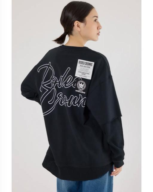 ロデオクラウンズ★ ルーズレイヤードライクスウェットトップス < ブランド ロデオクラウンズ★ ルーズレイヤードライクスウェットトップス < ブランドの