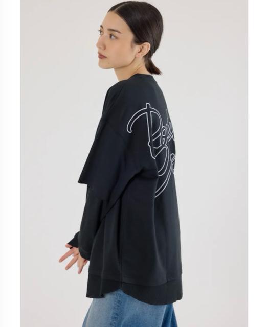 ロデオクラウンズ★ ルーズレイヤードライクスウェットトップス < ブランド ロデオクラウンズ★ ルーズレイヤードライクスウェットトップス < ブランドの