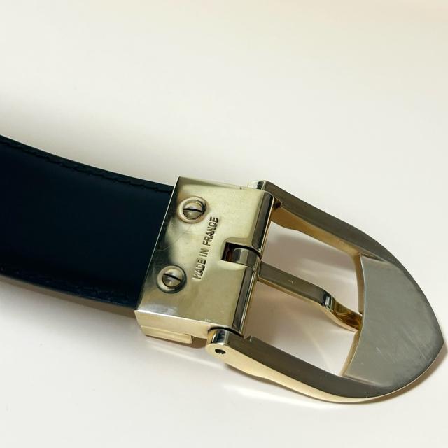 ���i LOUIS VUITTON ���C���B�g�� �x���g LB0032 �G�s �T���`���[�� �N���V�b�N �u���b�N �� �u�����h�� 