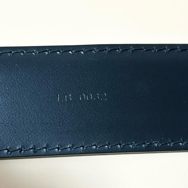 ���i LOUIS VUITTON ���C���B�g�� �x���g LB0032 �G�s �T���`���[�� �N���V�b�N �u���b�N �� �u�����h�� 