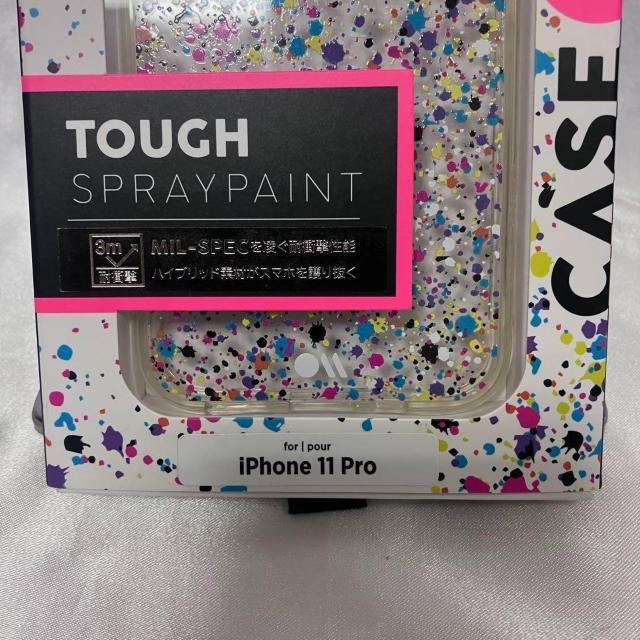 CaseMate iPhone11 Pro �w�ʃX�}�z�P�[�X �J���t�� ���g�p�i �� �Ɠd/AV�� 