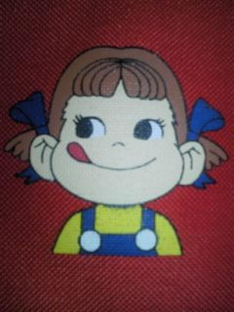 不二家 ペコちゃん イラスト ミニ バッグ 付き バッグ 手提げ レッド < アニメ/コミック/キャラクター  不二家 ペコちゃん イラスト ミニ バッグ 付き バッグ 手提げ レッド  < アニメ/コミック/キャラクターの