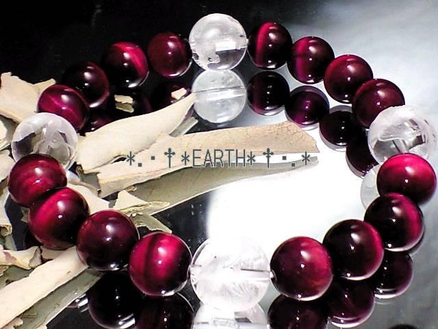 天然石★12ミリ素彫り四神獣水晶・10ミリピンクタイガ-アイ数珠 < 女性アクセサリー/時計 天然石★12ミリ素彫り四神獣水晶・10ミリピンクタイガ-アイ数珠 < 女性アクセサリー/時計の