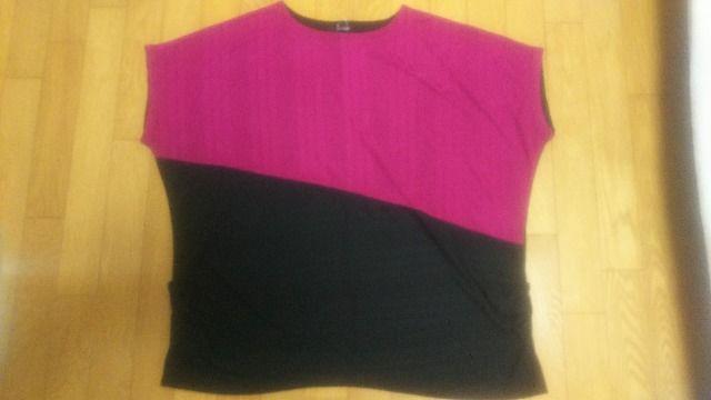 大きいサイズ★2色切り替えゆったりチュニ★3L・4L < 女性ファッション 大きいサイズ★2色切り替えゆったりチュニ★3L・4L < 女性ファッションの