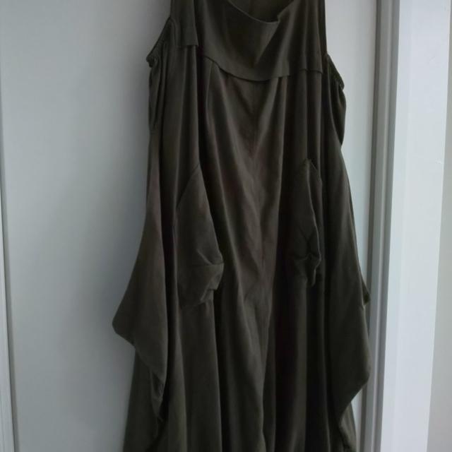 オバオール サロペット 麻 変形 < 女性ファッション  オバオール サロペット 麻 変形 < 女性ファッションの